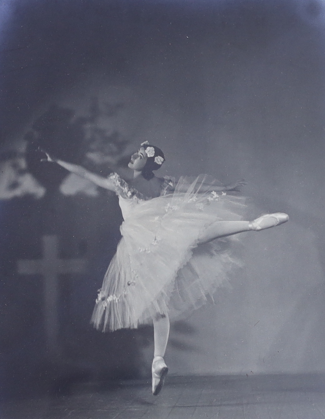 Anthony Crickmay (1937-2020) four black and white photographs, Ballet dancers, Portraits of Margaret Fonteyn and Robert Helpmann, all signed in pencil by both Crickmay and the dancers, each 29 x 22cm